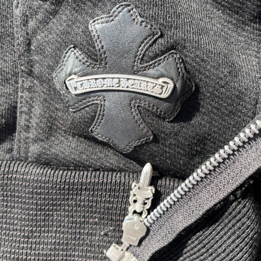 Auth Vintage Chrome Hearts Waffle Hoodie - Picture 3 of 14